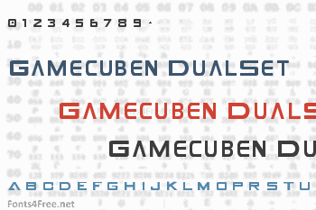 Gamecuben DualSet Font