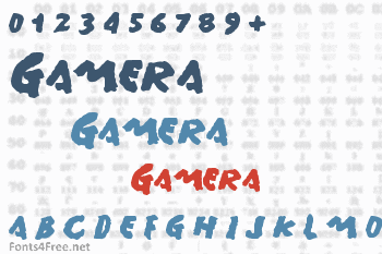 Gamera Font