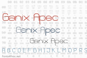 Ganix Apec Font