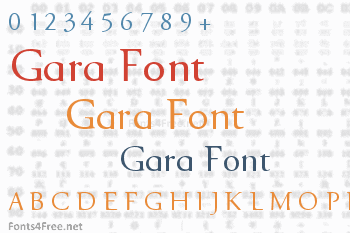 Gara Font