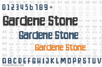 Gardene Stone Font