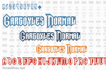 Gargoyles Normal Font