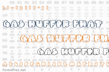 Gas Huffer Phat Font