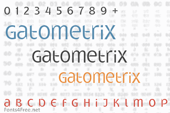 Gatometrix Font