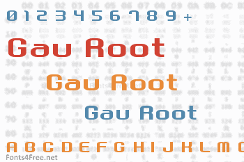 Gau Font Root Font