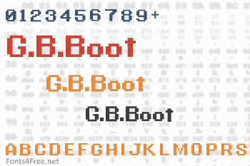 G.B.Boot Font