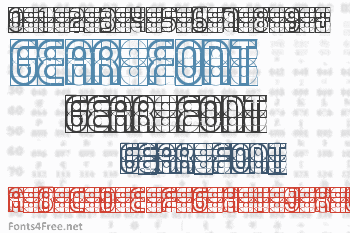 Gear Font