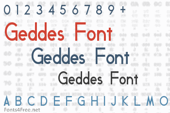 Geddes Font