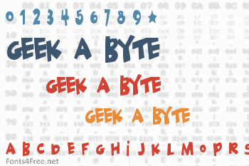 Geek a Byte Font