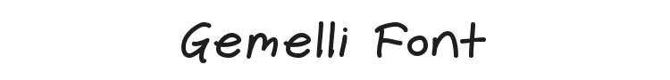 Gemelli Font Preview