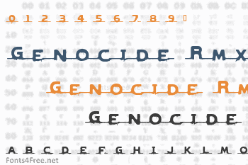 Genocide Rmx 2 Font