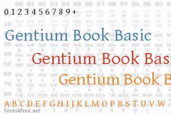 Gentium Book Basic Font