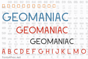 Geomaniac Font