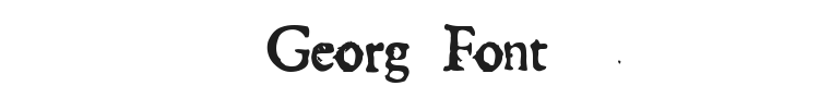 Georg Font Preview