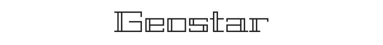 Geostar Font