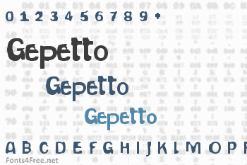 Gepetto Font