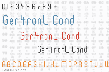 Ger4ronL Cond Font