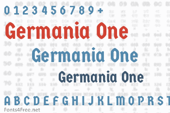 Germania One Font