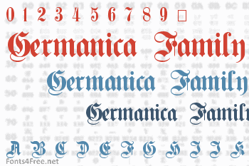 Germanica Family Font