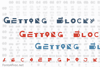 Getting Blocky Font