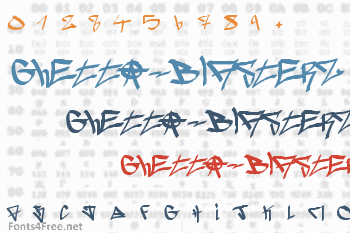 Ghetto-blasterz Font