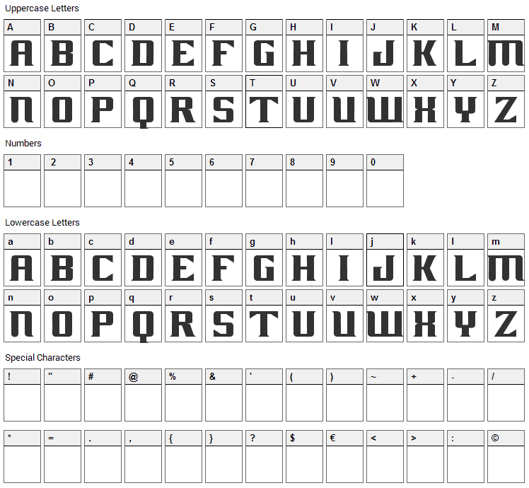 Ghost Rider Movie Font Character Map