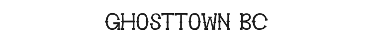 Ghosttown BC Font Preview