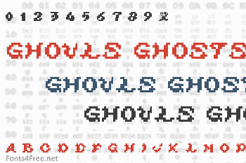 Ghouls Ghosts and Goblins Font