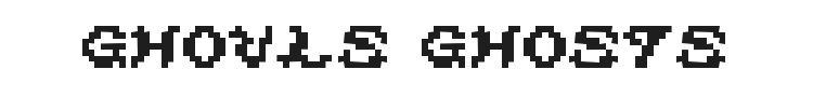 Ghouls Ghosts and Goblins Font