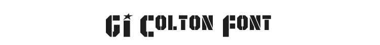 GI Colton Font Preview