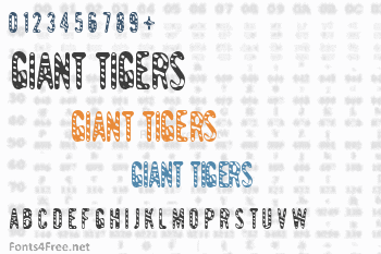 Giant Tigers Font