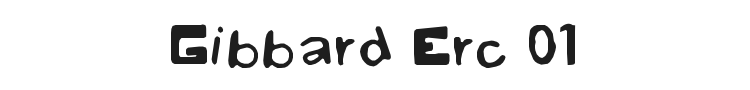 Gibbard Erc 01 Font