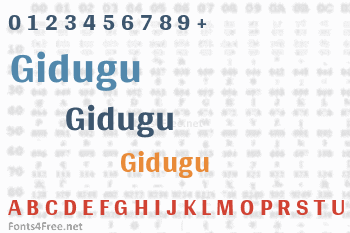 Gidugu Font