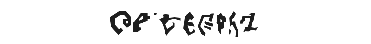 Giedi Decepticon Graffiti Font Preview