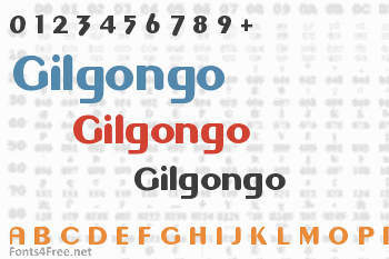 Gilgongo Font