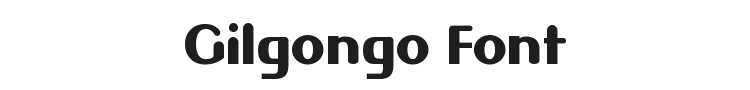 Gilgongo Font Preview