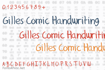 Gilles Comic Handwriting Font