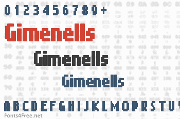 Gimenells Font