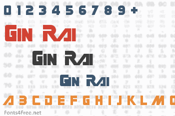 Gin Rai Font