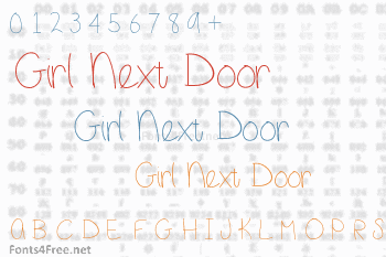 Girl Next Door Font