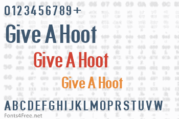 Give A Hoot Font