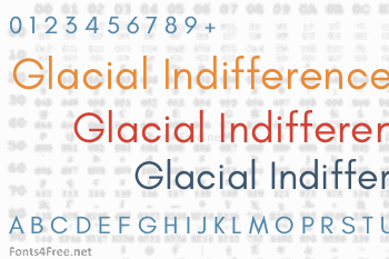 Glacial Indifference Font