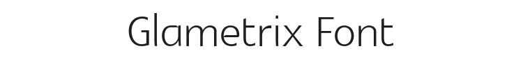 Glametrix Font