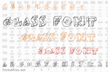 Glass Font