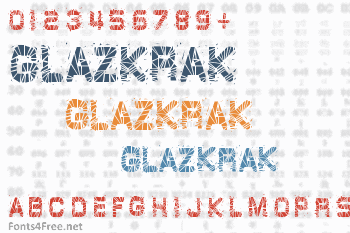 GlazKrak Font