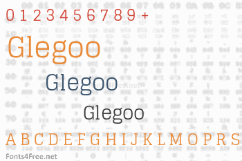 Glegoo Font