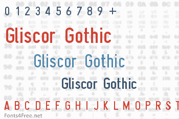 Gliscor Gothic Font