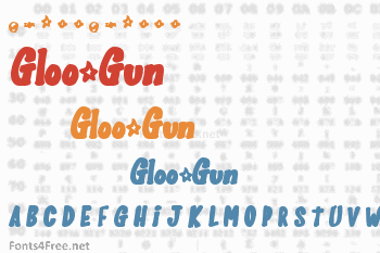 Gloo-Gun Font