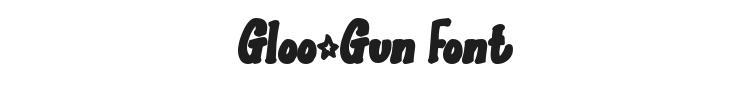 Gloo-Gun Font Preview