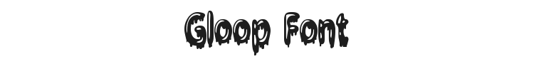 Gloop Font Preview